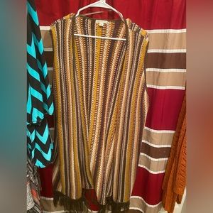 Crochet style vest, size 22/24w